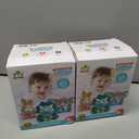 HAPTIME Baby Bunny Toys for 0-12 Months - Baby Easter Basket Stuffers & Gift - Infant Musical Plush Stuffed Animal - Newborn Tummy Time Toy for 0 1 3 6 9 12 18 Months Girls,Set of 2