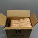 JS HANGER Wooden Coat Hangers, 30 Pack High Grade Wood Suit Hangers with Non Slip Pant Bar - Extra Smooth and Splinter Free, Unvarnished