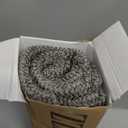 MADIZZ Decorative Chenille Velvet Throw Pillow Covers Set of 2 Soft Boho Textured Neutral Couch Throw Pillow for Bed Modern Farmhouse Home Decor for Sofa Livingroom Grey 24x24 Inch Euro Sham