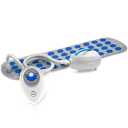 Electric Bathtub Bubble Massage Mat - Waterproof Tub Massaging Spa, Full Body Bubbling Bath Thermal Massager Machine w/ Heat, Motorized Air Pump, Aroma Clip for Oil - SereneLife PHSPAMT24HT