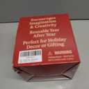 2025 Kids Box  DIY Christmas Organizer Bucket with Stickers & Mini Toys, Fidget Toy Pack, Multi-Item Fidget Toys, Creative Holiday Craft Kit for Girls Boys, Santa & Snowman Storage Bucket for Kids