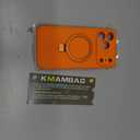 Mag-Ring Designed for iPhone 17 Pro Max Case, Liquid Silicone [Moisturizing Factor] Extreme Soft Slim Phone Case with Stand [Compatible with Mag Safe]for 17 Pro Max 6.9 inch Men Women, (Orange)