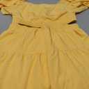WOKANSE Fashion Dresses for Women 2024 Sexy Off Shoulder Boat Neck Waist Elastic Cut Out Pleated Ruffle A Line Mini Dress. XL