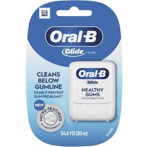 Oral-B Glide Healthy gums, unflavored floss 50M 