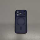 CANSHN Magnetic Compatible with iPhone 17 Pro Case, Upgraded [Full Camera Protection] [Compatible with Magsafe] [Translucent Matte] Shockproof Protective Phone Cover 6.3 Inch - Deep Blue