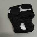 Pet Parents Washable Dog Diapers (3pack) + Extendrs of Durable Doggie Diapers, Premium Dog Diapers Female & Male (X-Small, Black)