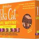 Tiki Cat Grill Wet Cat Food, Variety Pack, 2.8 oz. Cans (12 Count) (EXP 06/01/28)