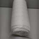 WDCOZY White Twin Size Quilt Bedding Sets with Pillow Sham, Lightweight Soft Bedspread Coverlet, Quilted Blanket Thin Comforter Bed Cover, All Season Summer Spring, 2 Pieces, 68x90 inches (White (Gold Cross Stitching))