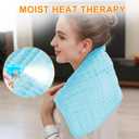 Deepsoon Heating Pad,Electric Heating Pads for Back,Neck,Moist Heating Pad for Abdomen Shoulder Knee Legs,Dry/Moist Heat&Auto Shut Off,Mother's Day Birthday for Men and Women,Light Blue,24x12 Inch