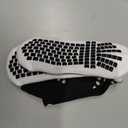 Lux Dual Grip Socks - Soccer Grip Socks for Men and Women. GripArray Performance & Comfort (Large, White)