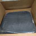 downluxe Chair Cushions for Dining Chairs, Waterproof Kitchen Chair Pads, Non-Slip Dining Seat Cushion with Ties, 17" x 16" x 2.5", Black, 6 Pack