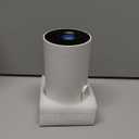 CLOKOWE Mini Projector with WiFi and Bluetooth, Built-in Apps, Smart Portable Projector with 180 Rotation, Auto Keystone, Support 1080P, Compatible with HDMI/USB/TV Stick/Smartphone/Laptop (White)