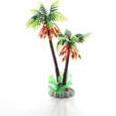 1Pc Mini Coconut Palm Tree, Artificial Aquarium Plants, Aquatic Water Weeds, Aquarium Decoration, Fish Tank Water Plant Grass Ornament