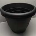 RooTrimmer 3 Pack 20 Inch Large Plant Pots for Outdoor,Heavy Duty Extra Large Deep Garden Planter with Drainage Holes,Sturdy Textured Black Flower Pot for Trees,Shrubs,Patio,Lawn