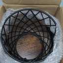 YINMIT K Cup Holder Organizer, Sturdy Coffee Pod Holder Organizer, 35 Kcup Large Capacity Storage Basket for Kitchen Counter and Office Desktop (Circular Grid)