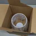 Battery Operated Wall Sconce Light with Remote Control, Dimmable Wall Sconce Set of 2 with White Fabric Shade, Wireless Battery Operated Wall Lamp for Bedroom Living Room, Bulb Included (Black)