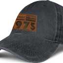 50th Birthday Gifts for Men Women 1975 Hats Vintage 1975 Baseball Cap for 50 Year Old Birthday Gifts Fathers Mothers Day (One Size)