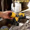 Paint Sprayer Indoor Outdoor, 1000W Electric Handheld HVLP Spray Paint Gun with 3 Patterns 6 Nozzles, Easy to Clean & Use, Stain Sprayer for House Painting, Furniture, Cabinets, Walls, Doors, Fences
