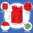 Tenare 12 Pcs Small Gift Bags Mini Paper Bags,4 * 2.75 * 4.5inch,Rainbow