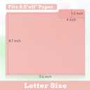 36 Packs File Folders Letter Size, 8.5 x 11 Colored File Folders 1/3 Cut Tab for Easy Labeling, for Home, Office, School Filing