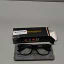 GRINDERPUNCH Blue Light Reading Glasses High Magnification Strong Reading Power Readers For Men Woman (Black)