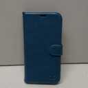 OCASE for iPhone 17 Pro Detachable Wallet Case with Card Holder, 2 in 1 PU Leather Flip Folio with RFID Blocking Stand Wrist Strap Shockproof Phone Cover 6.3 Inch 2025, Peacock Blue