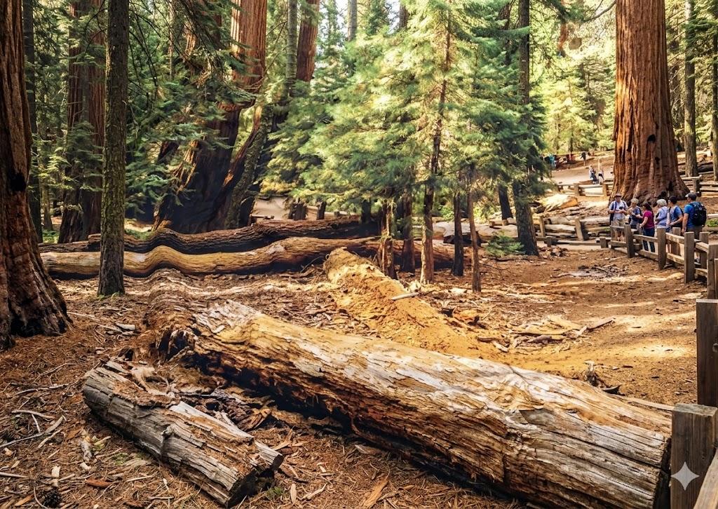 80x82 Inches Redwoods Trail Tapestry USA Muir Woods National Monument Hiking Way California Forest Background Living Room Bedroom Aesthetic College Dorm Wall Hanging Decor