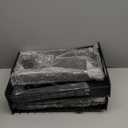 HBL' 2-Pack Large Metal Under Sink Organizer, 2-Tier Slide-Out Under the Kitchen Sink Organizer and Storage,Height Adjustable Under Sink Storage Shelves for Bathroom.