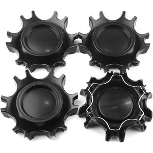for 2019-2023 Toyota Tacoma Wheel Center Caps 16 Inch 6 Spoke Rim PT946-35200-02 4260B-YQ030 Hubcaps 4 Pack Matte Black