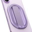 andobil [2026 All-New] Magnetic Phone Grip for Magsafe with Finger Strap [Comfortable & Durable] Magnetic Phone Ring Holder for MagSafe Accessories & iPhone 17 Air 16 Pro Max Plus 15 14 13 12, Purple
