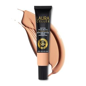 LAURA GELLER NEW YORK Better Than ‘Block Skincare-Infused Serum Foundation with Broad Spectrum SPF 50+, Light LAURA GELLER NEW YORK Better Than ‘Block Skincare-Infused Serum Foundation with Broad Spectrum SPF 50+, Light