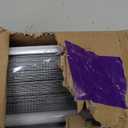 Window Blind Dual Layer Polyester Zebra Roller Light Filtering Sheer Shades Window Treatments Privacy Light Control for Day and Night(W37 x H72(Inch), Grey)