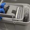 JOYMOOP Hands-Free Self-Cleaning Microfiber Mop and Bucket with Wringer Set for Home, Mops for Floor Cleaning and Wall Cleaner, Hardwood, Tile, Laminate, Vinyl Floors, Smooth Walls, and Glass Windows (50" Mop + 1 Pad, White [Bucket #2124])