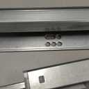 Soft Close Bottom Mount Drawer Slides 18 Inch Rails with Rear mounting Bracket Locking Devices Screws for Face Frame Or Frameless Application18 inch,1 Pair