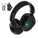 Gvyugke Wireless Gaming Headset for Xbox Series X/S, Xbox One, PS5, PC, Mac, Bluetooth 6.0 Gaming Headphones with Flip-to-Mute Noise-Canceling Mic, Foldable, 3D Surround Sound, 45H Battery - Black