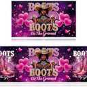 Western Cowgirl Kitchen Mat Rugs Set of 2, Purple American Wild West Non-Slip Mats, Western Kitchen Decor for Country Indoor Outdoor Home Floor Decorations 17x29 and 17x47 Inch