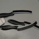 SXhyf Hard Bristle Crevice Cleaning Brush - Multifunctional Gap Cleaning Brush, Bathroom Cleaning Tools, Grout Brush, Crevice Cleaning Supplies for Household Use, Kitchen, Window, Vehicle (3, Black)