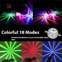 Universal Waterproof LED Chassis Lights, 12v LED Watermelon Lights for Trucks Offroad Motorcycle Electric Vehicles Chassis Light, Automotive Accent Multicolor Neon Lighting Underglow Kit(8pcs)