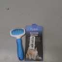 Poodle Pet Slicker Brush - For Dogs, Cats, and Rabbits - Removes Matted Fur, Knots, and Loose Hair - Suitable for Grooming Doodles and Goldendoodles with Short or Long Hair (Blue)