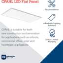 Lithonia Lighting CPANL 2x4 LED Flat Panel Light, 2 ft. by 4 ft. LED Light Panel, Ceiling Lighting Fixture, 4000 Lumens, 3500K/4000K/5000K Switchable CCT, Includes Direct Ceiling Mount Bracket, White