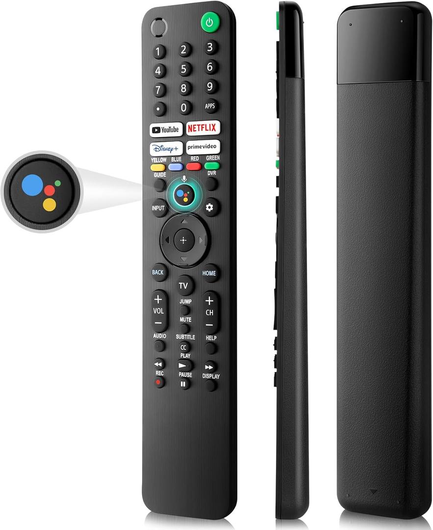 Replacement for Sony-TV-Voice-Remote-Control, Compatible with Sony Bravia XR/XBR/KD Series 4K/8K LED OLED Google/Android Smart TVs