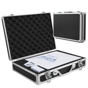 Starlink Mini Aluminum Hard Case,Waterproof Travel Portable Case fits Starlink Mini Dish Kit Perfectly Protection for Kickstand,Pipe Adapter,Cables,Power Supply&More-Dual Layer Shock,Thickened Corners