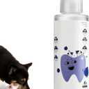 Dental Water Additive, Specialized Dental Care FormulaNatural Flavorless Teeth Cleaning Mouthwash, Freshens Dog Breath & Promotes Healthy Gums, Easy Daily Use for All Pet 200ml/6.76fl.oz 1pcs