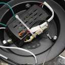 20'' Ceiling Fan with Light, Upgraded Low Profile Fan, Flush Mount Ceiling Fan, 6 Speeds, Dimmable LED, App & Remote Control, Quiet DC Motor, for Bedroom, Living Room, F115 Black