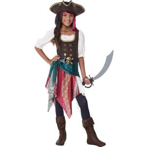 California Costumes, Boho Pirate, Child (X-Large)