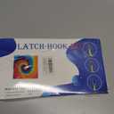 Numptain Latch Hook Kits for Adults,DIY Rug Crafts Love Rainbow Pattern Color Printed Canvas,Latch Hook Kits for Beginners Handmade Needlework Crafts Home Decoration,12"x12" NT4