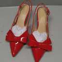 Marc Fisher Women's Allon Pump (8, Red Patent 610)