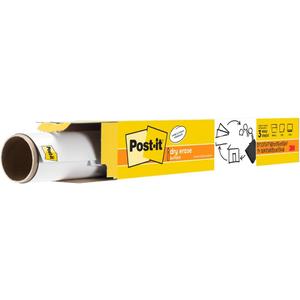 Post-it Pizarra autoadhesiva de borrado en seco de 3 x 2 pies, Blanco