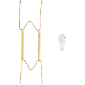 Bilillo Wall Plate Hangers, Stainless Steel Invisible Heavy Duty Wire Holder with Hooks, Display Plates & Platters 9-11 inch