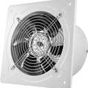 8 inch Exhaust Fan, 735CFM Wall Mounted Vent Fans, Ventilation Blower for Ceiling Bathroom Attic Window Basement Ventilation Fan, 110V 80W